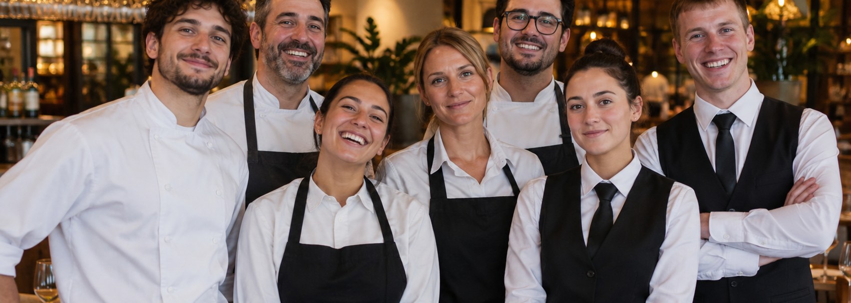 Étterem csapata a MEALZ betanítás után